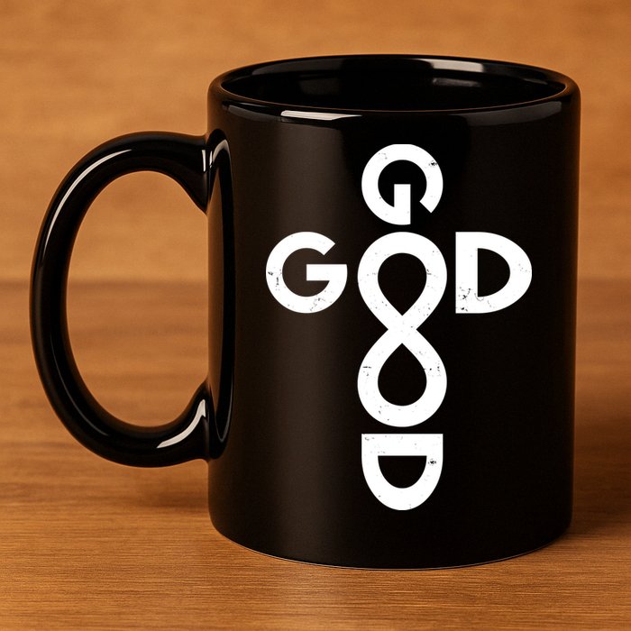 Good Is Good Cross Jesus Logo 11oz C Handle Ceramic Mug