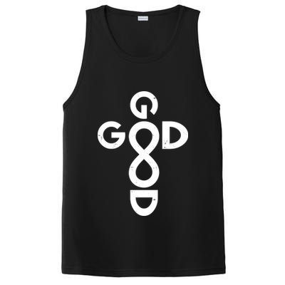 Good Is Good Cross Jesus Logo PosiCharge Competitor Tank