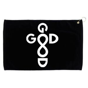 Good Is Good Cross Jesus Logo Grommeted Golf Towel