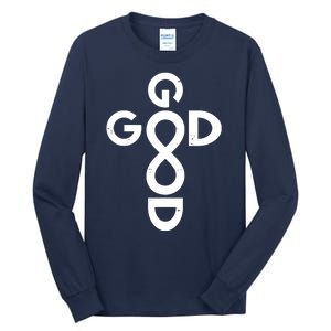 Good Is Good Cross Jesus Logo Tall Long Sleeve T-Shirt