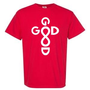 Good Is Good Cross Jesus Logo Garment-Dyed Heavyweight T-Shirt