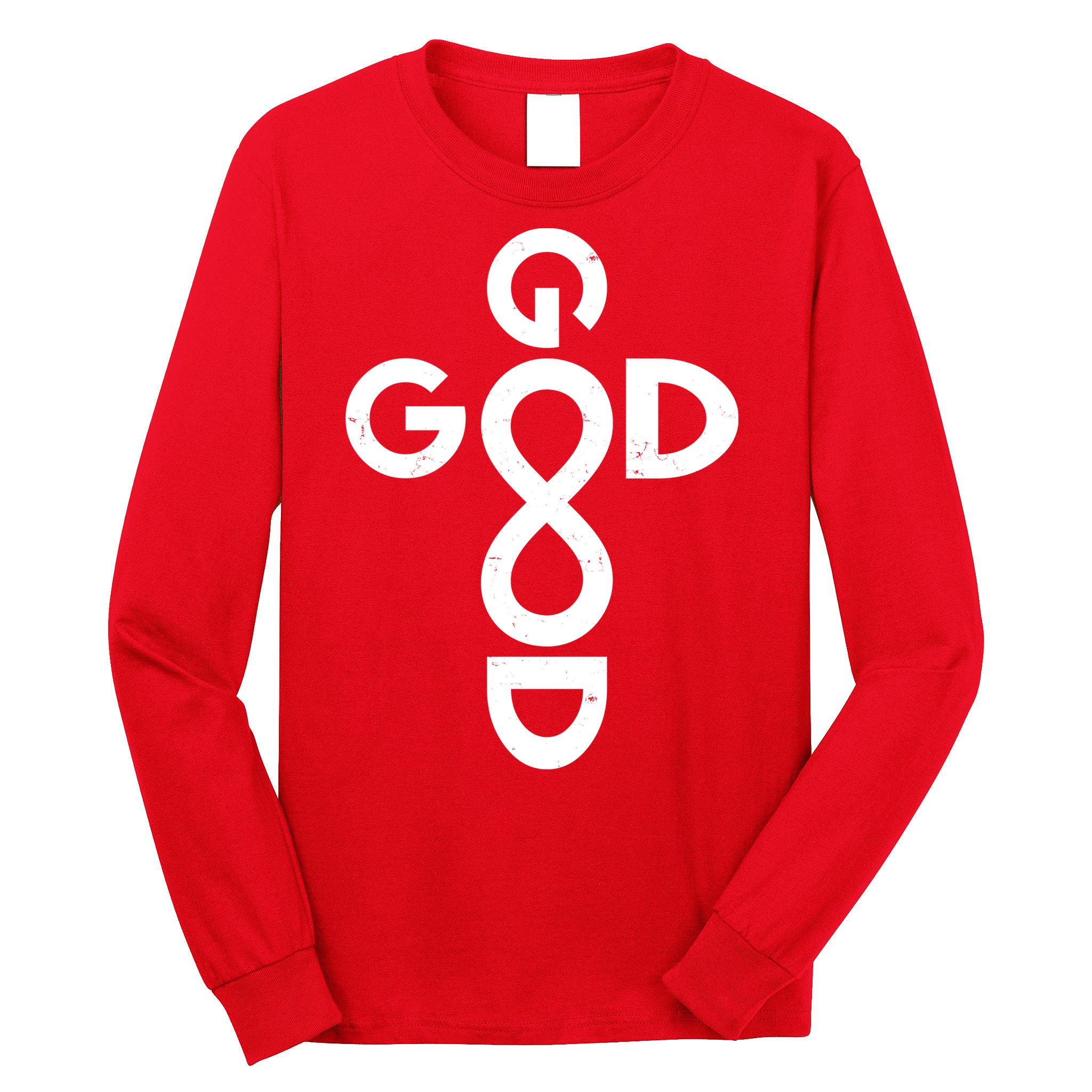 Good Is Good Cross Jesus Logo Long Sleeve Shirt