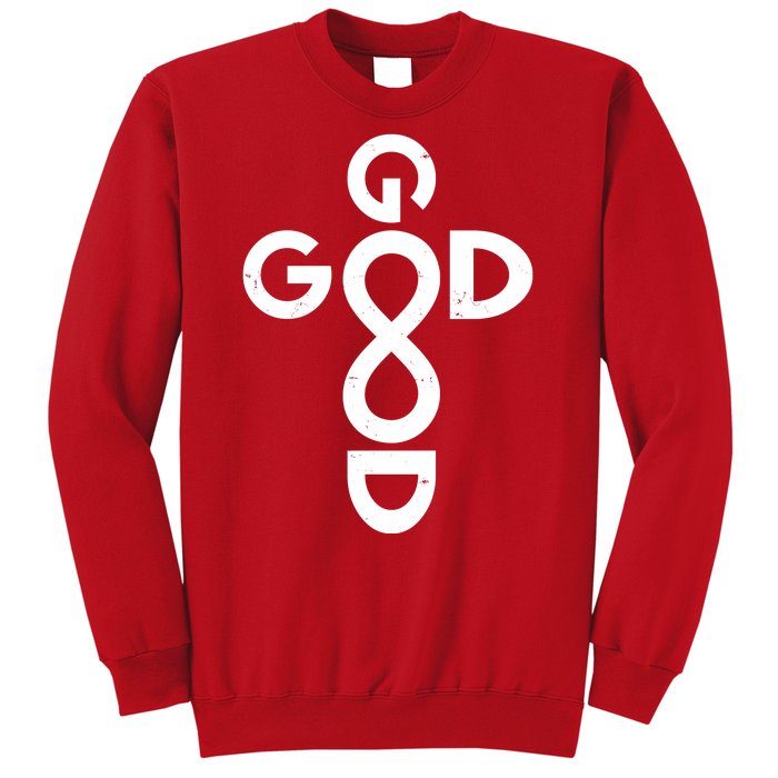 Good Is Good Cross Jesus Logo Sweatshirt