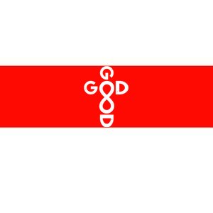 Good Is Good Cross Jesus Logo Bumper Sticker