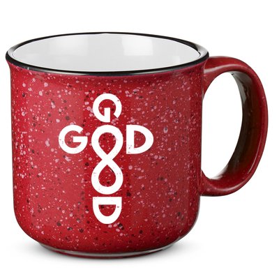 Good Is Good Cross Jesus Logo 15oz Campfire Ceramic Mug