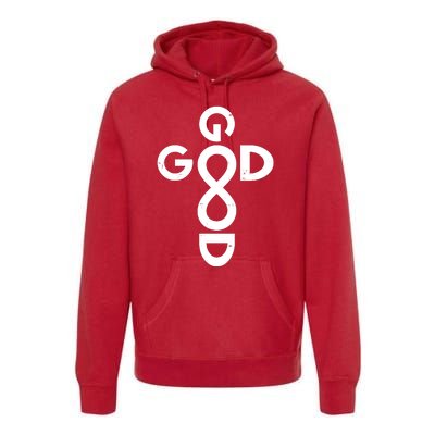 Good Is Good Cross Jesus Logo Premium Hoodie