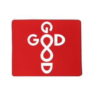 Good Is Good Cross Jesus Logo Mousepad