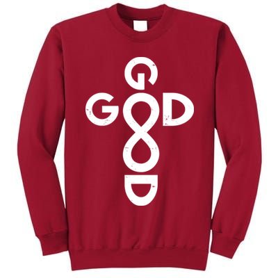 Good Is Good Cross Jesus Logo Tall Sweatshirt