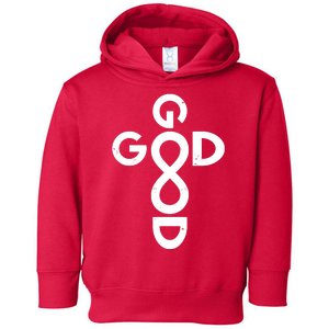 Good Is Good Cross Jesus Logo Toddler Hoodie