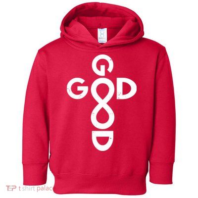 Good Is Good Cross Jesus Logo Toddler Hoodie