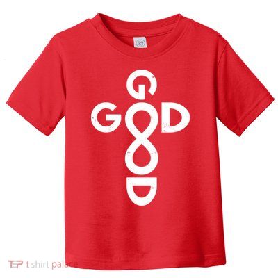 Good Is Good Cross Jesus Logo Toddler T-Shirt