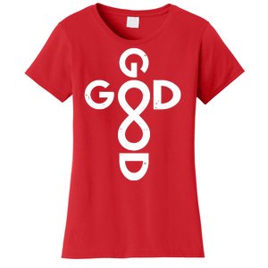 Good Is Good Cross Jesus Logo Women's T-Shirt