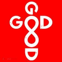 Good Is Good Cross Jesus Logo Women's V-Neck T-Shirt