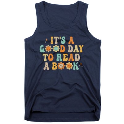 Groovy Its Good Day To Read Book Library Reading Lover Sweatshirt Tank Top