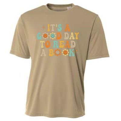 Groovy Its Good Day To Read Book Library Reading Lover Sweatshirt Cooling Performance Crew T-Shirt