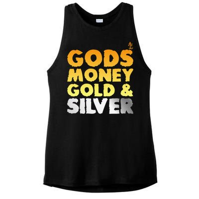 God is Greater Than the Highs and Lows Christian Ladies PosiCharge Tri-Blend Wicking Tank