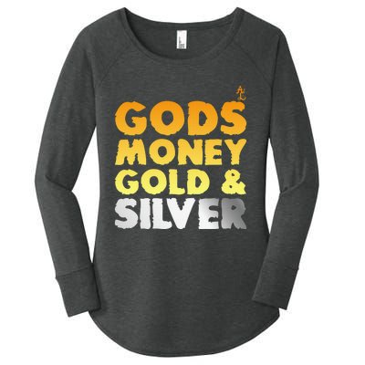 God is Greater Than the Highs and Lows Christian Women's Perfect Tri Tunic Long Sleeve Shirt