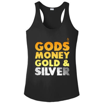 God is Greater Than the Highs and Lows Christian Ladies PosiCharge Competitor Racerback Tank