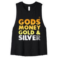 God is Greater Than the Highs and Lows Christian Women's Racerback Cropped Tank