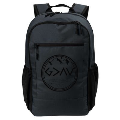 God Is Greater Than HIghs And Lows Disciple And Christian Daily Commute Backpack