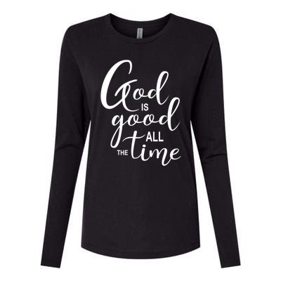 God Is Good International 'S Day Christian Gift Womens Cotton Relaxed Long Sleeve T-Shirt