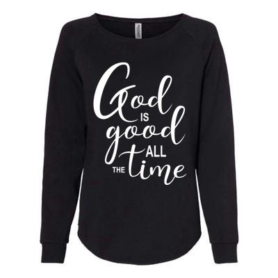 God Is Good International 'S Day Christian Gift Womens California Wash Sweatshirt