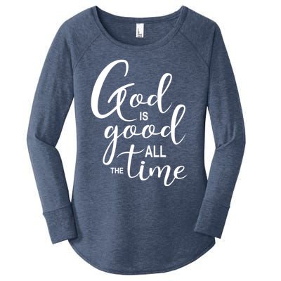 God Is Good International 'S Day Christian Gift Women's Perfect Tri Tunic Long Sleeve Shirt