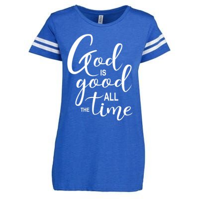 God Is Good International 'S Day Christian Gift Enza Ladies Jersey Football T-Shirt