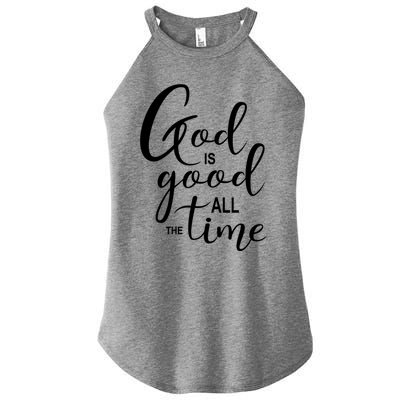 God Is Good International 'S Day Christian Gift Women’s Perfect Tri Rocker Tank