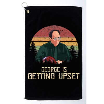 George Is Getting Upset Platinum Collection Golf Towel