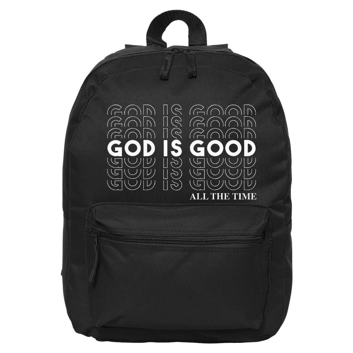 God is Good Christian Worship Preacher's 16 in Basic Backpack