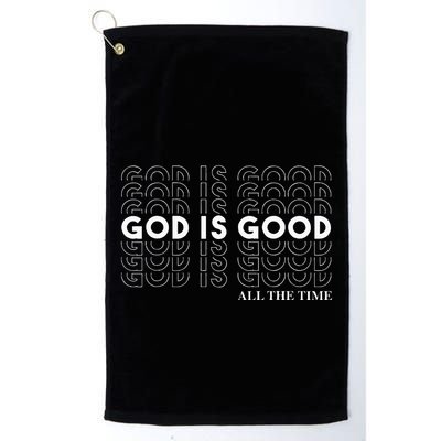 God is Good Christian Worship Preacher's Golf Towel