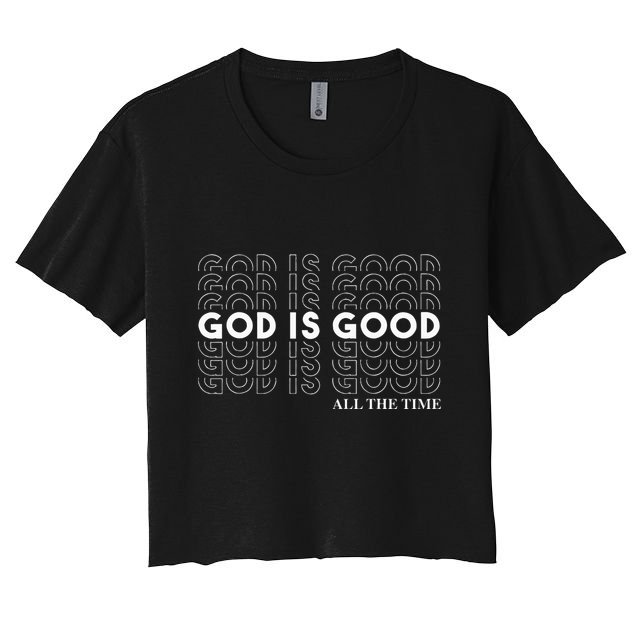 God is Good Christian Worship Preacher's Crop Top