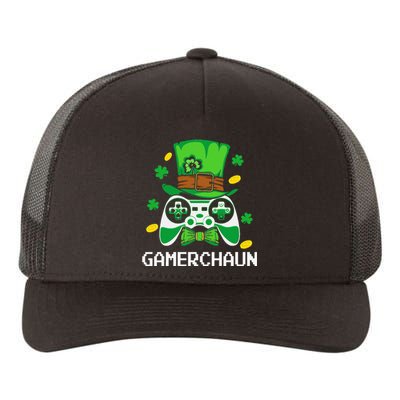 Gamer Irish Games Funny Saint Patrick Day Gamer Gift Love Yupoong Adult 5-Panel Trucker Hat