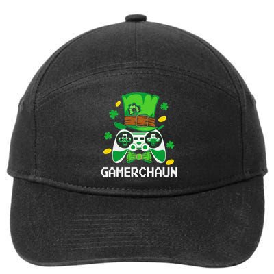 Gamer Irish Games Funny Saint Patrick Day Gamer Gift Love 7-Panel Snapback Hat