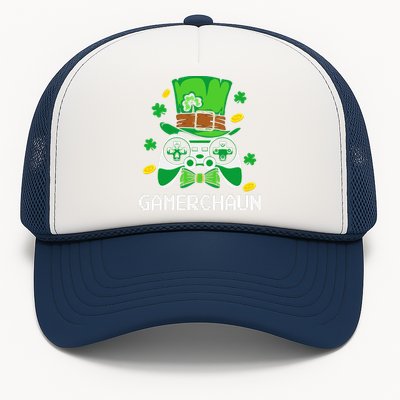 Gamer Irish Games Funny Saint Patrick Day Gamer Gift Love Trucker Hat