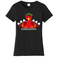 Gobblegool Italian Gobble Turkey Day Fall Thanksgiving Women's T-Shirt