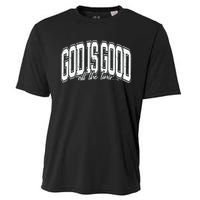 God Is Good All The Time Bible Verse Cooling Performance Crew T-Shirt