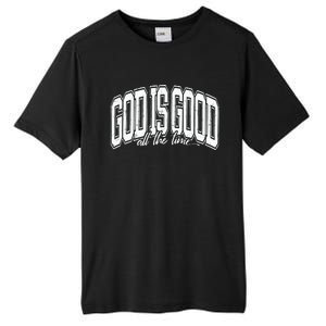 God Is Good All The Time Bible Verse Tall Fusion ChromaSoft Performance T-Shirt