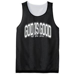 God Is Good All The Time Bible Verse Mesh Reversible Basketball Jersey Tank