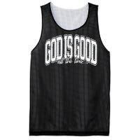 God Is Good All The Time Bible Verse Mesh Reversible Basketball Jersey Tank