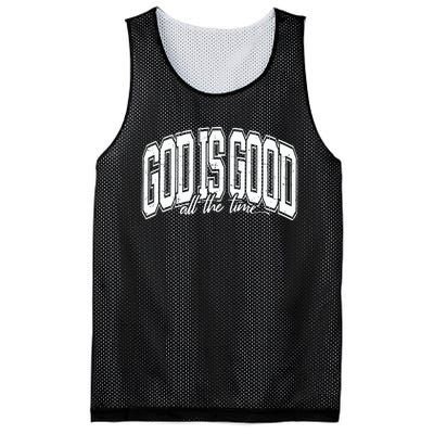 God Is Good All The Time Bible Verse Mesh Reversible Basketball Jersey Tank