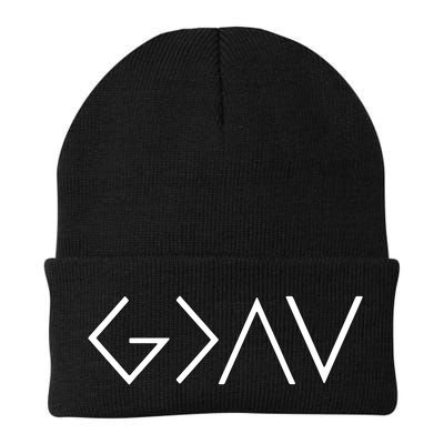 God Is Greater Than The Highs And Lows Christian Beanie
