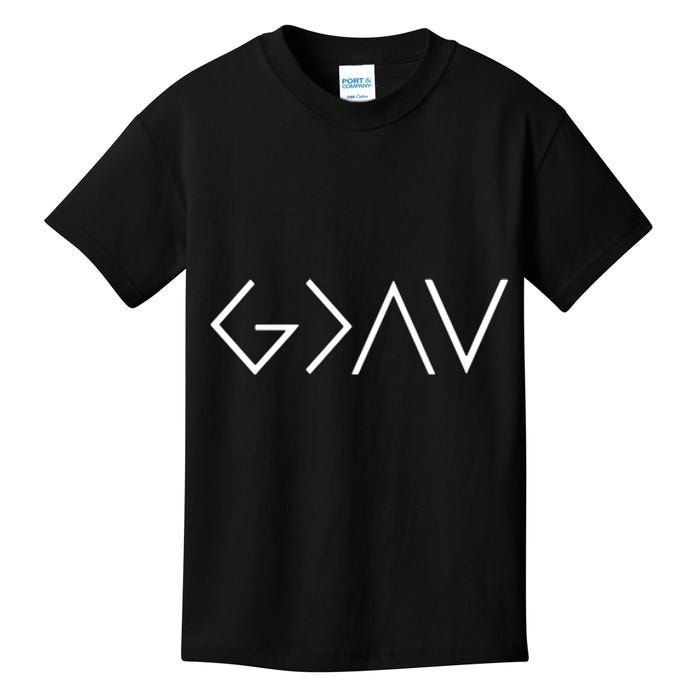 God Is Greater Than The Highs And Lows Christian Kids T-Shirt