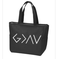 God Is Greater Than The Highs And Lows Christian Zip Tote Bag