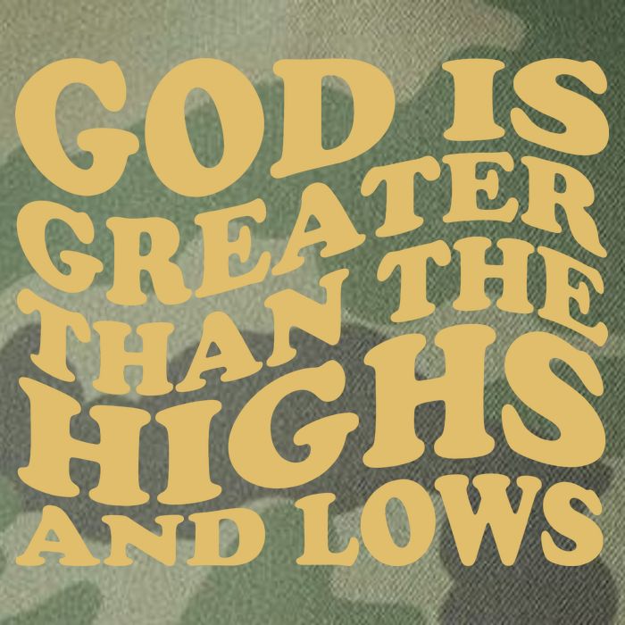 God Is Greater Than The Highs And Lows Legacy Tie Dye Trucker Hat