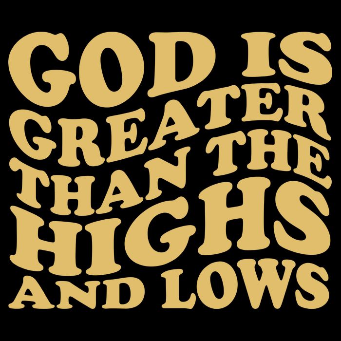 God Is Greater Than The Highs And Lows 16 in Basic Backpack