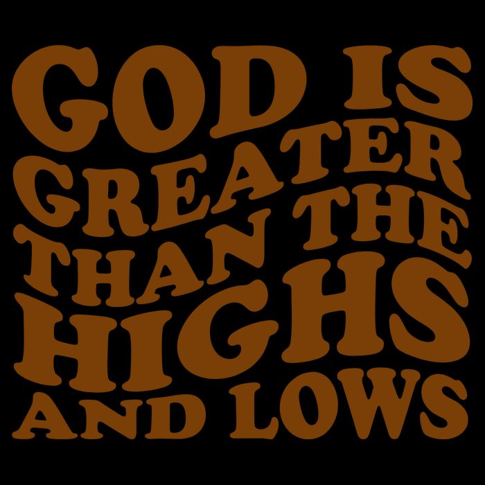 God Is Greater Than The Highs And Lows 16oz Travel Tumbler