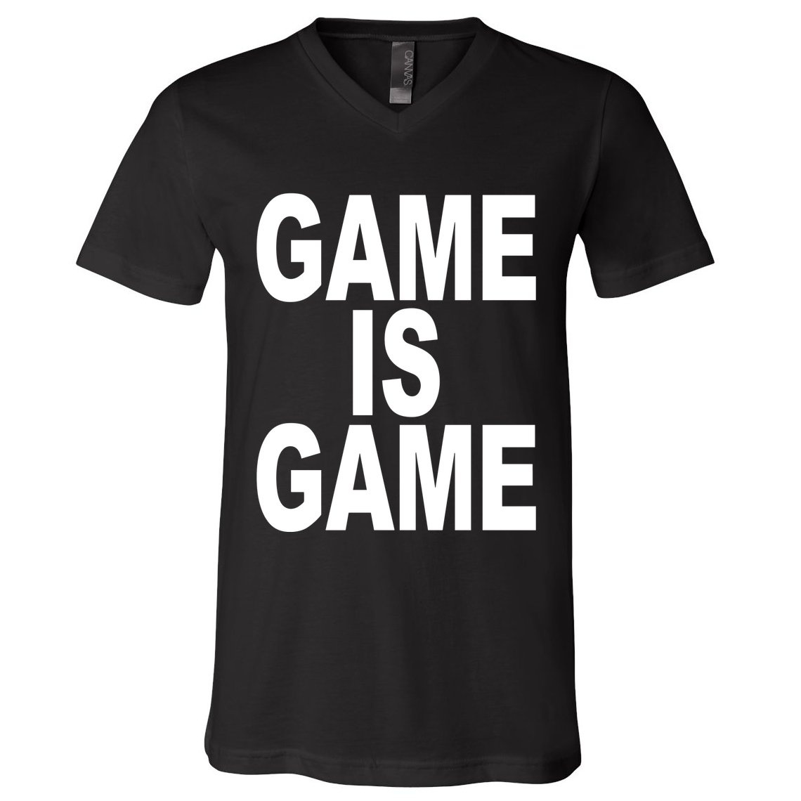 Game Is Game V-Neck T-Shirt