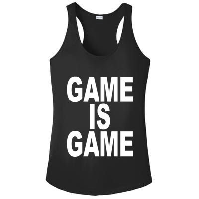Game Is Game Ladies PosiCharge Competitor Racerback Tank